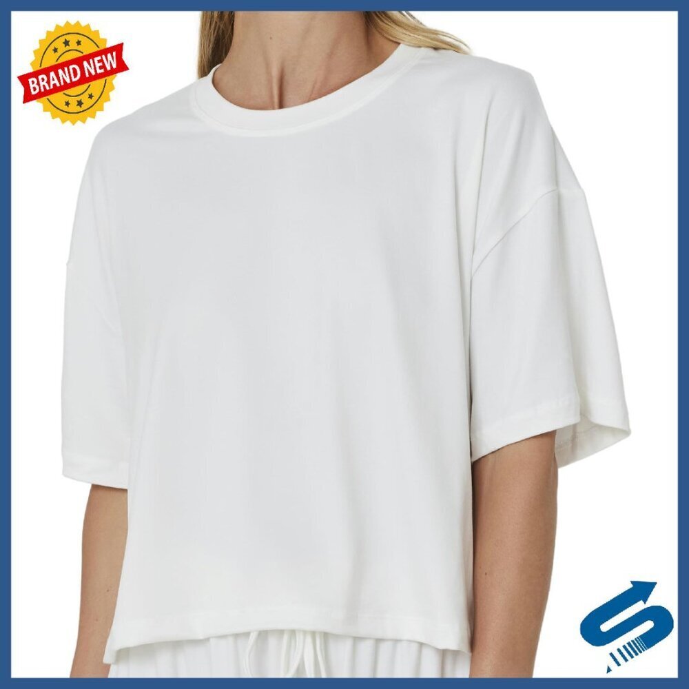 Soft Cropped Tee for Women - Oversized Fit, Lightweight, Versatile Styling